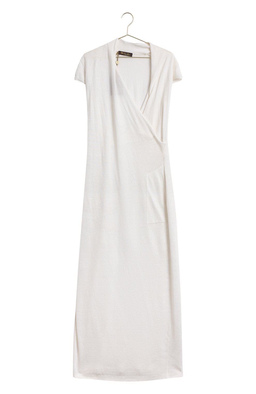 Платье изо льна и шелка | Loro Piana | Белый - 1
