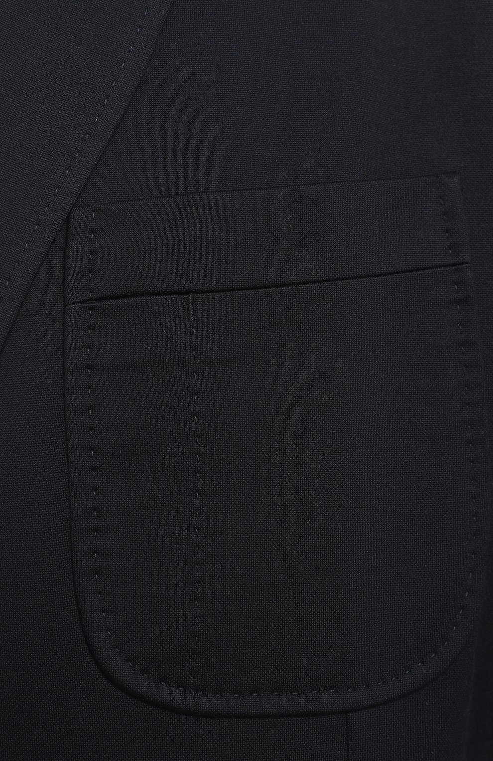 Пиджак из шелка и хлопка | Brioni | Синий - 3