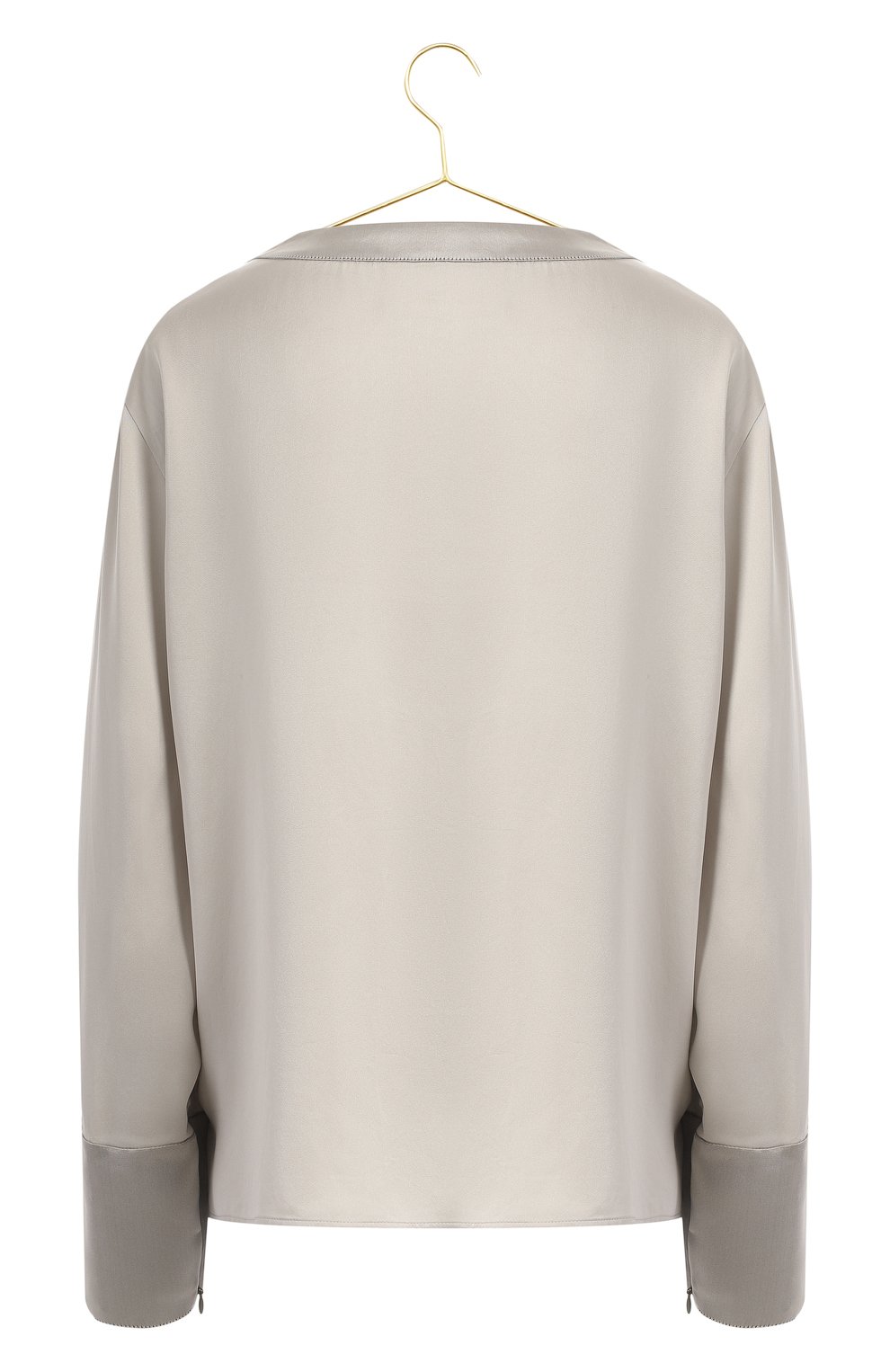 Шелковая блузка | Chanel | Серый - 2