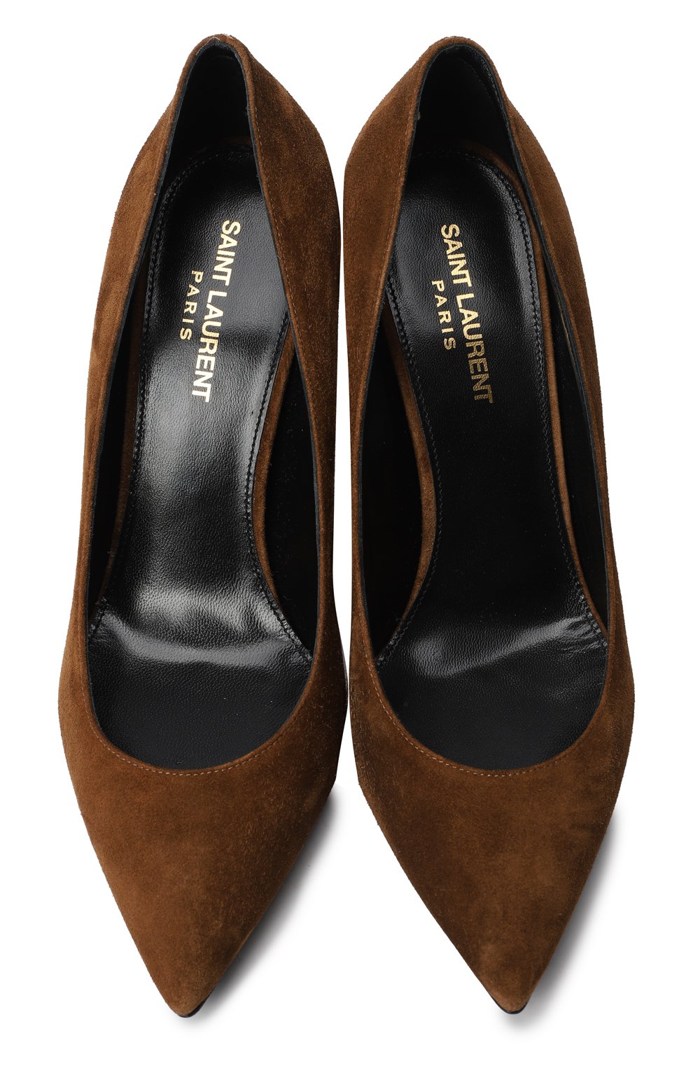 Туфли Saint Laurent, цвет Коричневый купить на ресейл-платформе TSUM ...