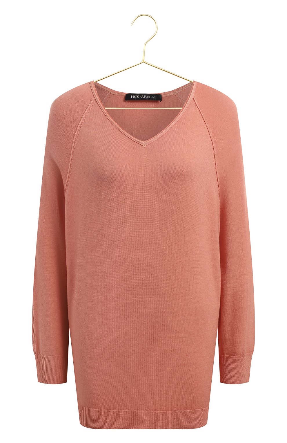 Пуловер из шерсти и шелка | Iris Von Arnim | Розовый - 1