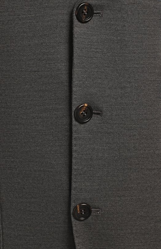 Шерстяной пиджак | Brunello Cucinelli | Серый - 4