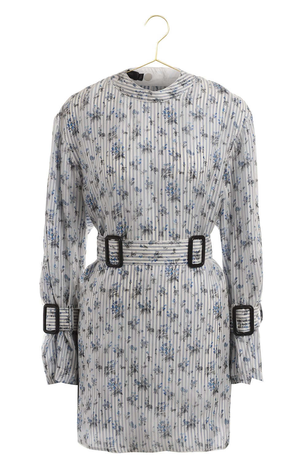 Шелковая блузка | Calvin Klein | Голубой - 1