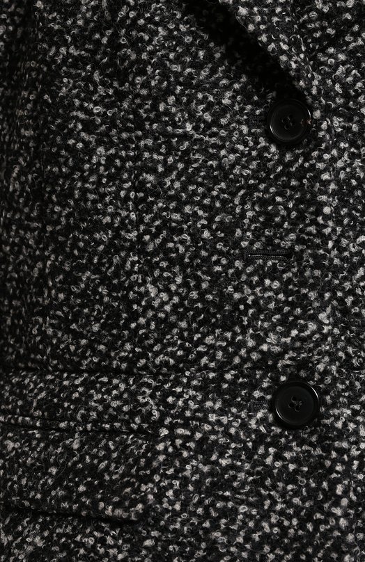 Шерстяной жакет | Michael Kors Collection | Чёрно-белый - 3