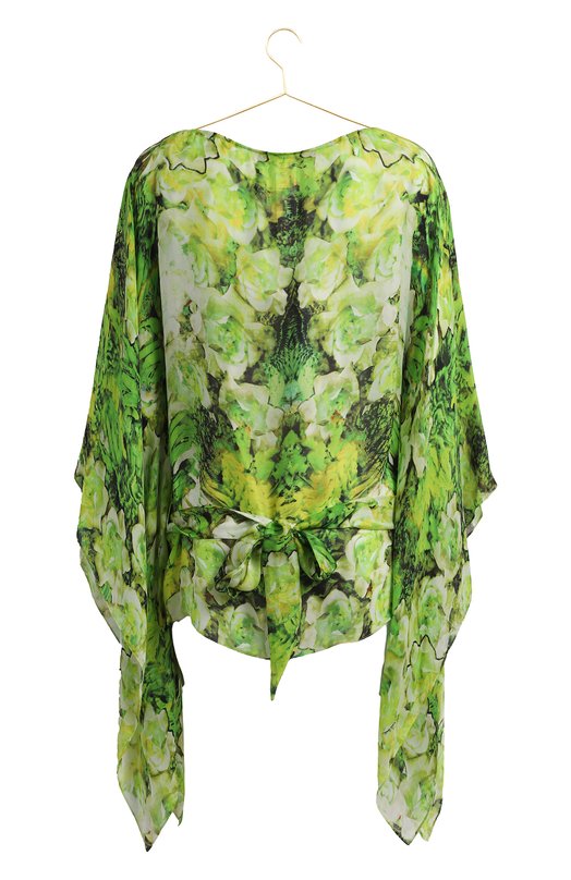 Шелковая блузка | Roberto Cavalli | Зелёный - 2