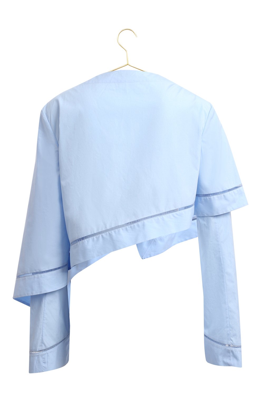Хлопковая блузка | JW Anderson | Голубой - 2
