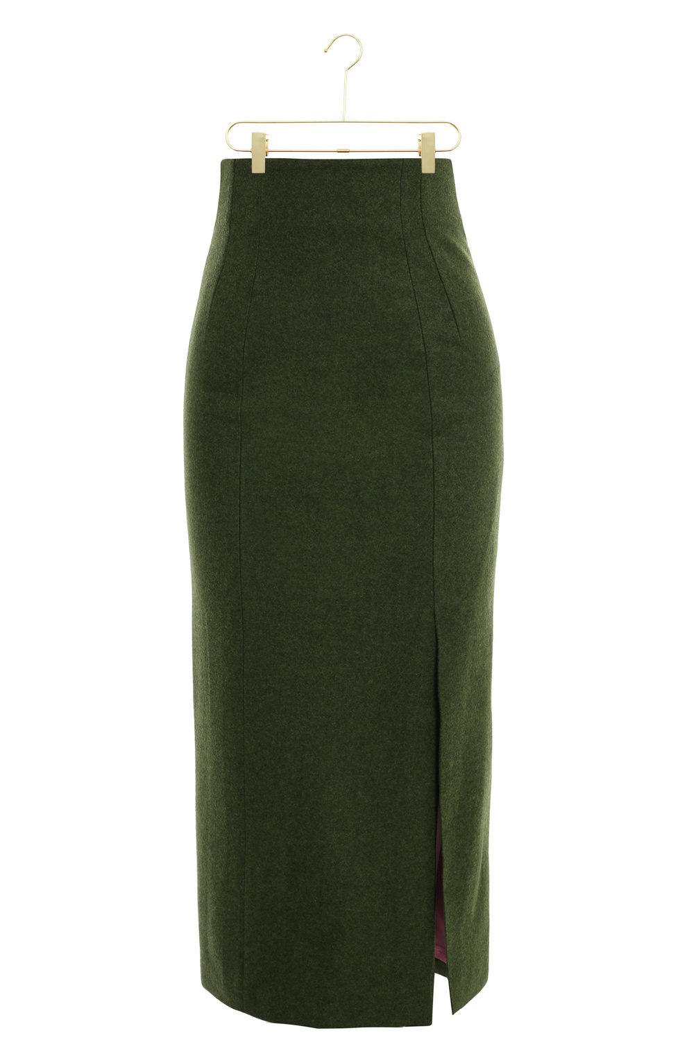 Шерстяная юбка | Olympia Le-Tan | Зелёный - 1