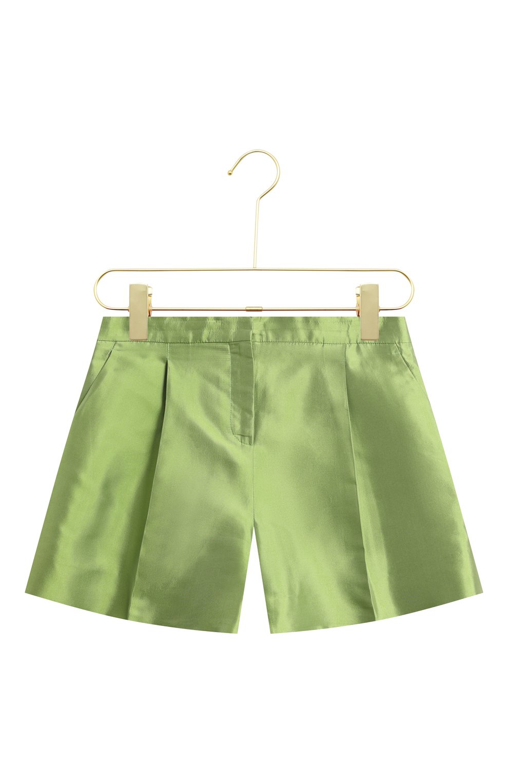 Шелковые шорты | Valentino | Зелёный - 1