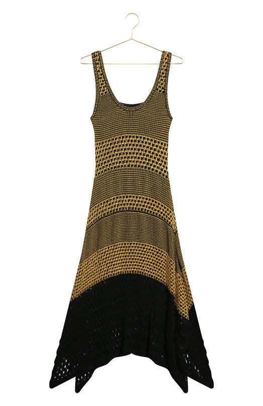 Платье из вискозы и шелка | Proenza Schouler | Жёлтый - 1