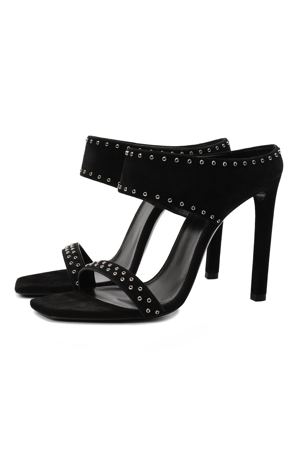 Мюли Saint Laurent, цвет Чёрный купить на ресейл-платформе TSUM Collect ...