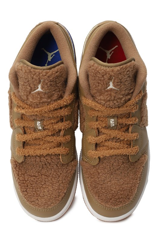 Кеды Air Jordan 1 Low Utility GS "Teddy Bear" | Nike | Коричневый - 2