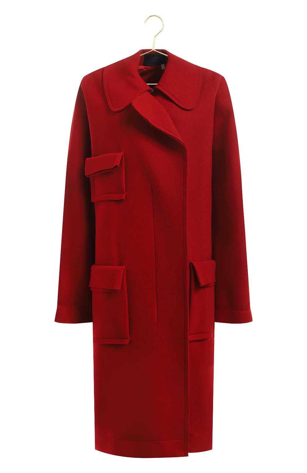 Шерстяное пальто | Lanvin | Красный - 1