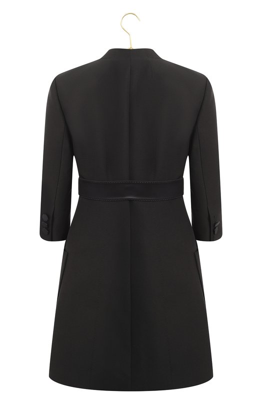 Пальто из шерсти и шелка | Louis Vuitton | Чёрный - 2