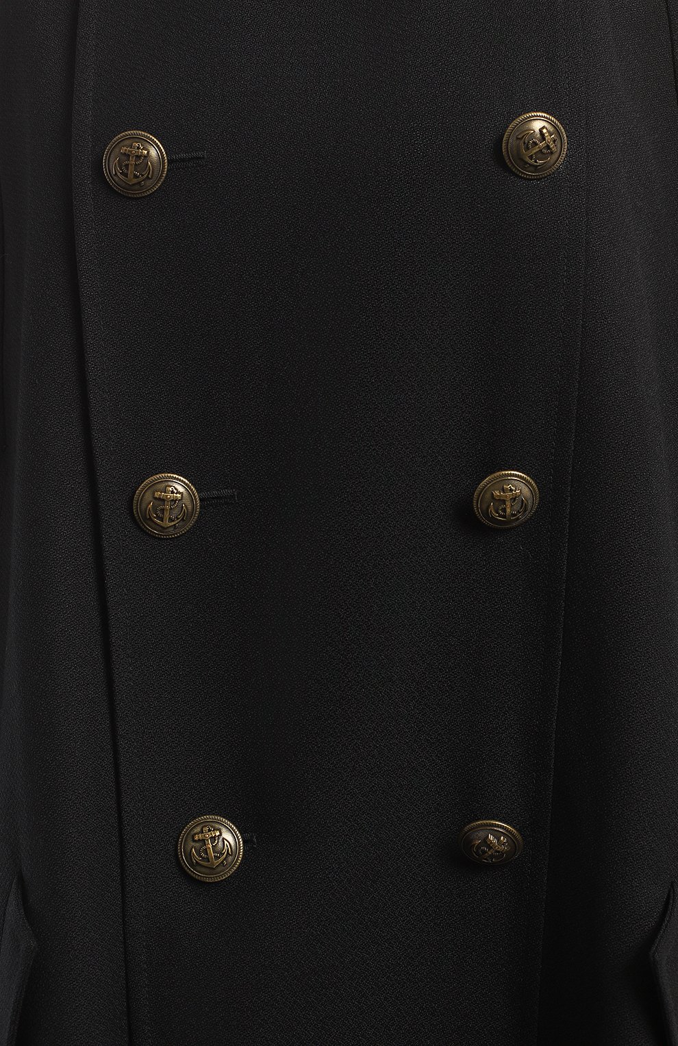 Шерстяное пончо Saint Laurent, цвет Чёрный купить на ресейл-платформе ...