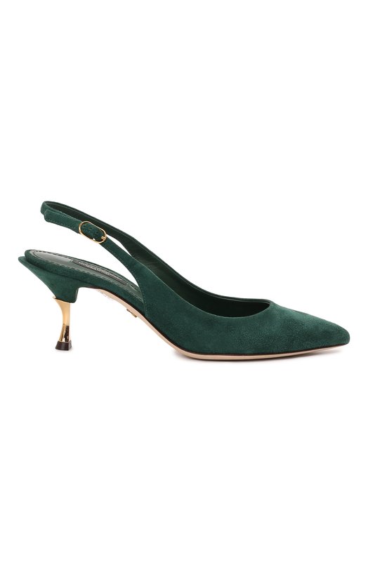 Замшевые туфли Cardinale | Dolce & Gabbana | Зелёный - 7