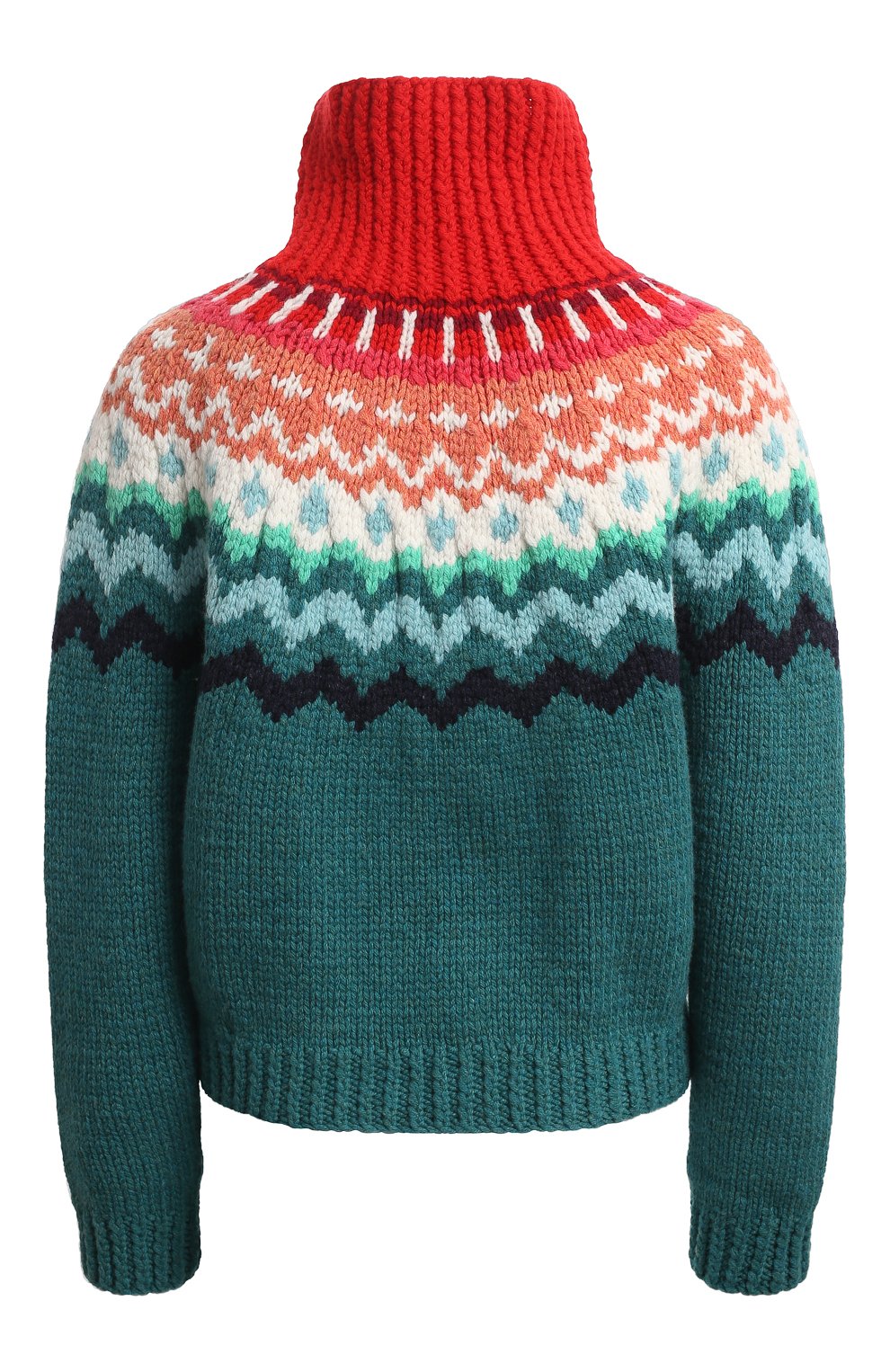 Шерстяной свитер | Anya Hindmarch | Зелёный - 2