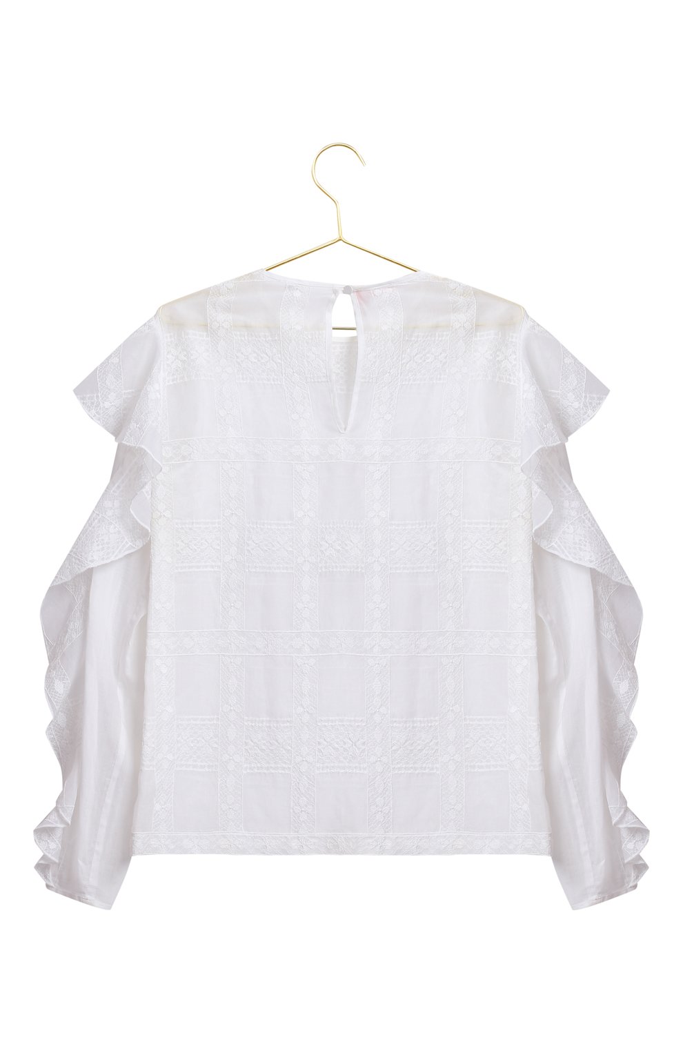 Хлопковая блузка | Giamba | Белый - 2