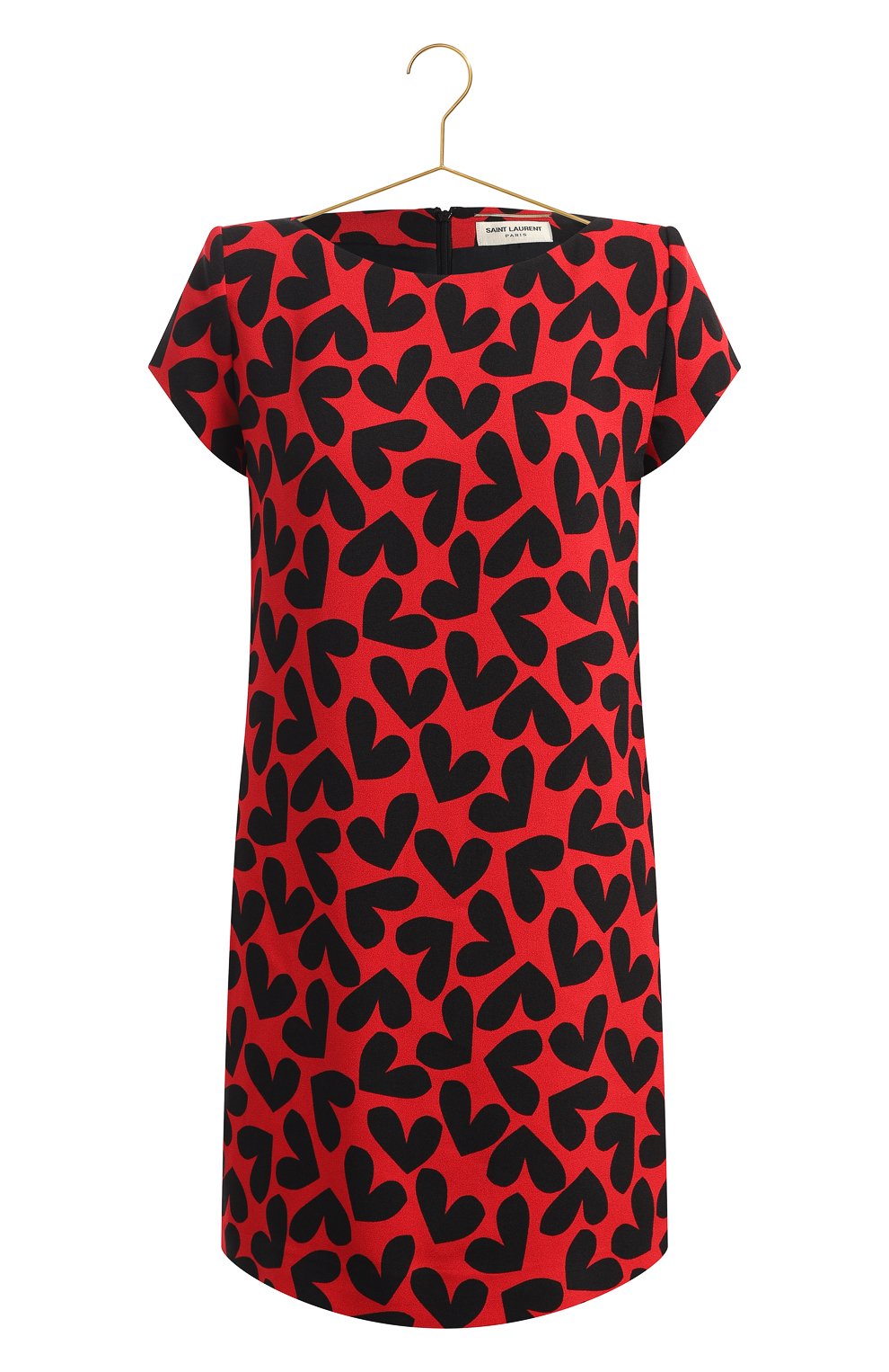 Платье из вискозы | Saint Laurent | Красный - 1