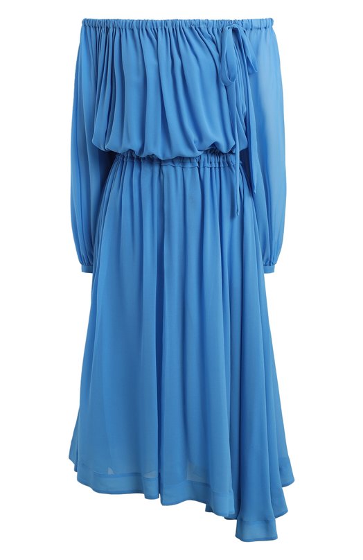 Шелковое платье | Rochas | Синий - 1
