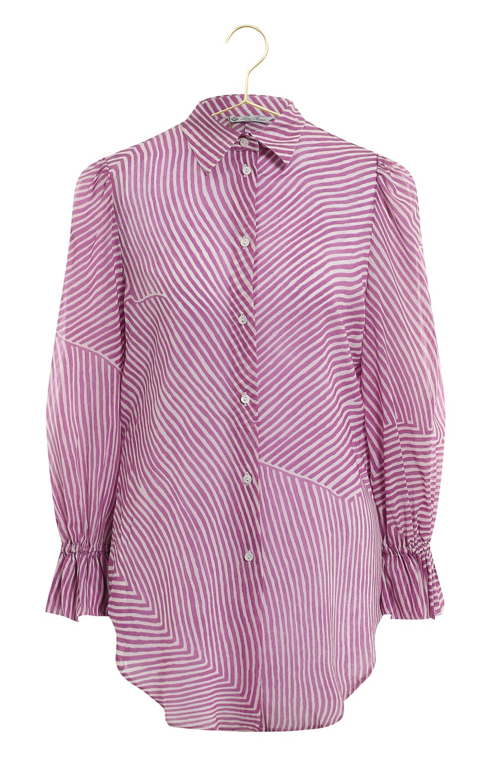 Шелковая блузка | Loro Piana | Розовый - 1