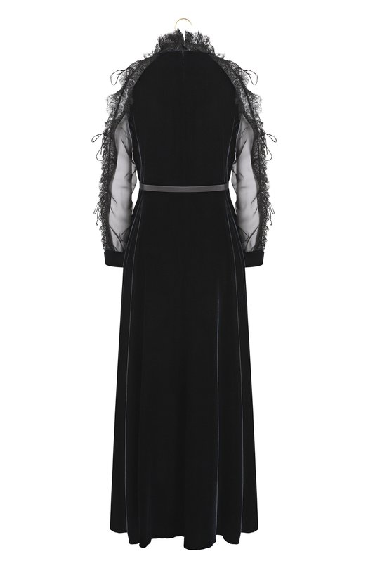 Платье из вискозы и шелка | Dior | Синий - 2