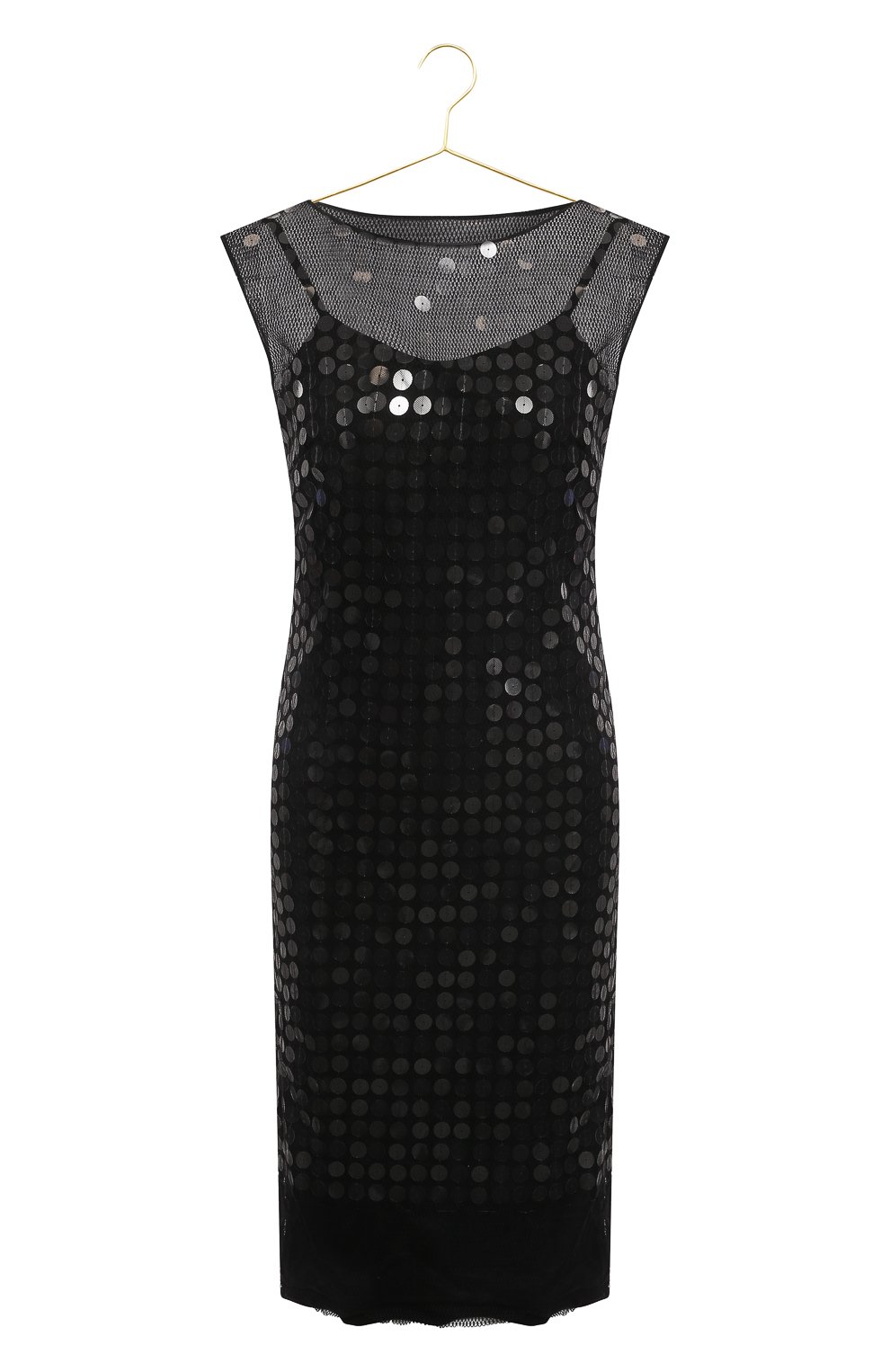 Платье с отделкой пайетками | Maison Margiela | Чёрный - 1