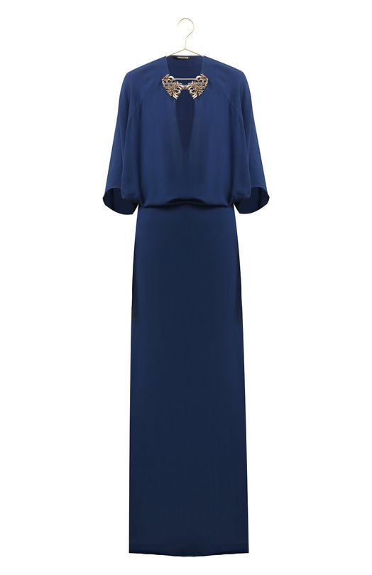 Шелковое платье | Roberto Cavalli | Синий - 1