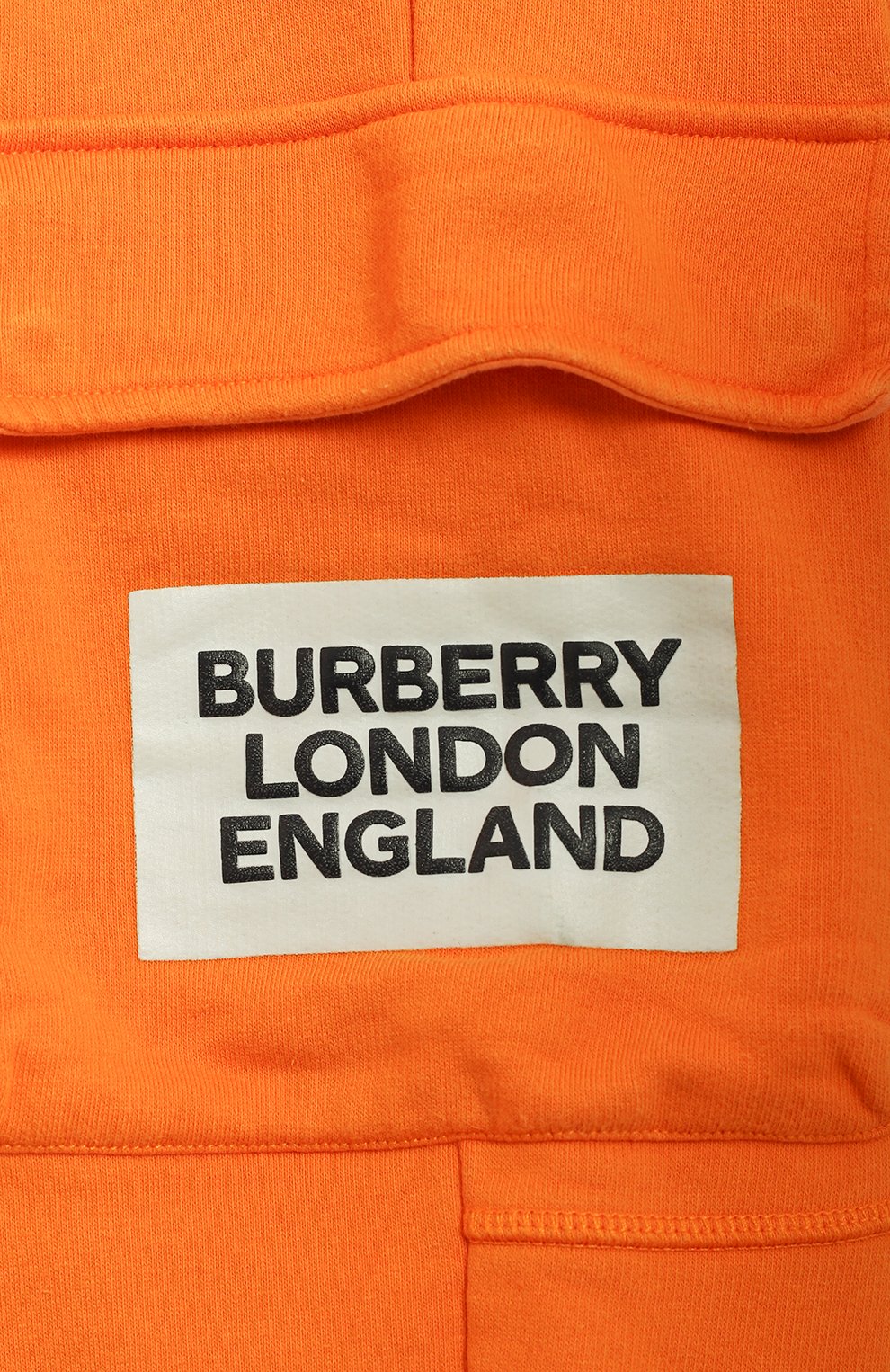 Хлопковые брюки-карго | Burberry | Оранжевый - 5