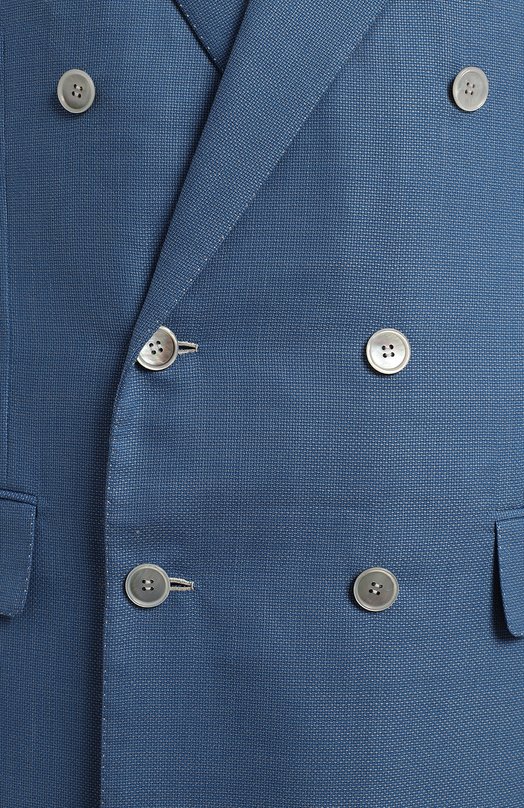 Шерстяной пиджак | Stefano Ricci | Голубой - 3