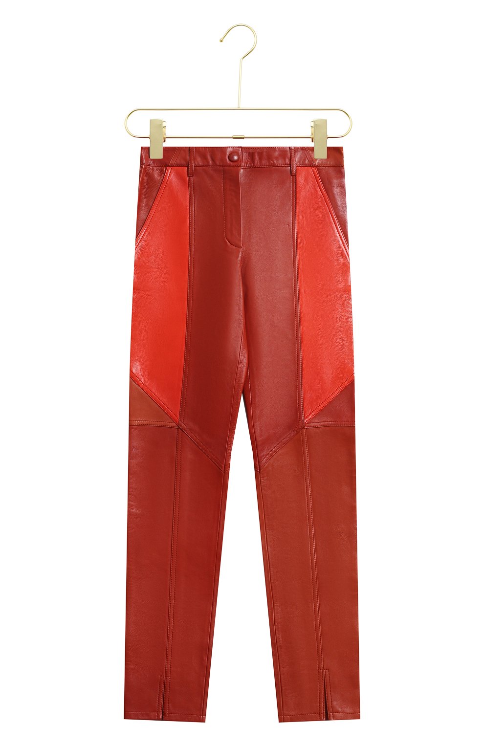 Кожаные брюки | Givenchy | Оранжевый - 1