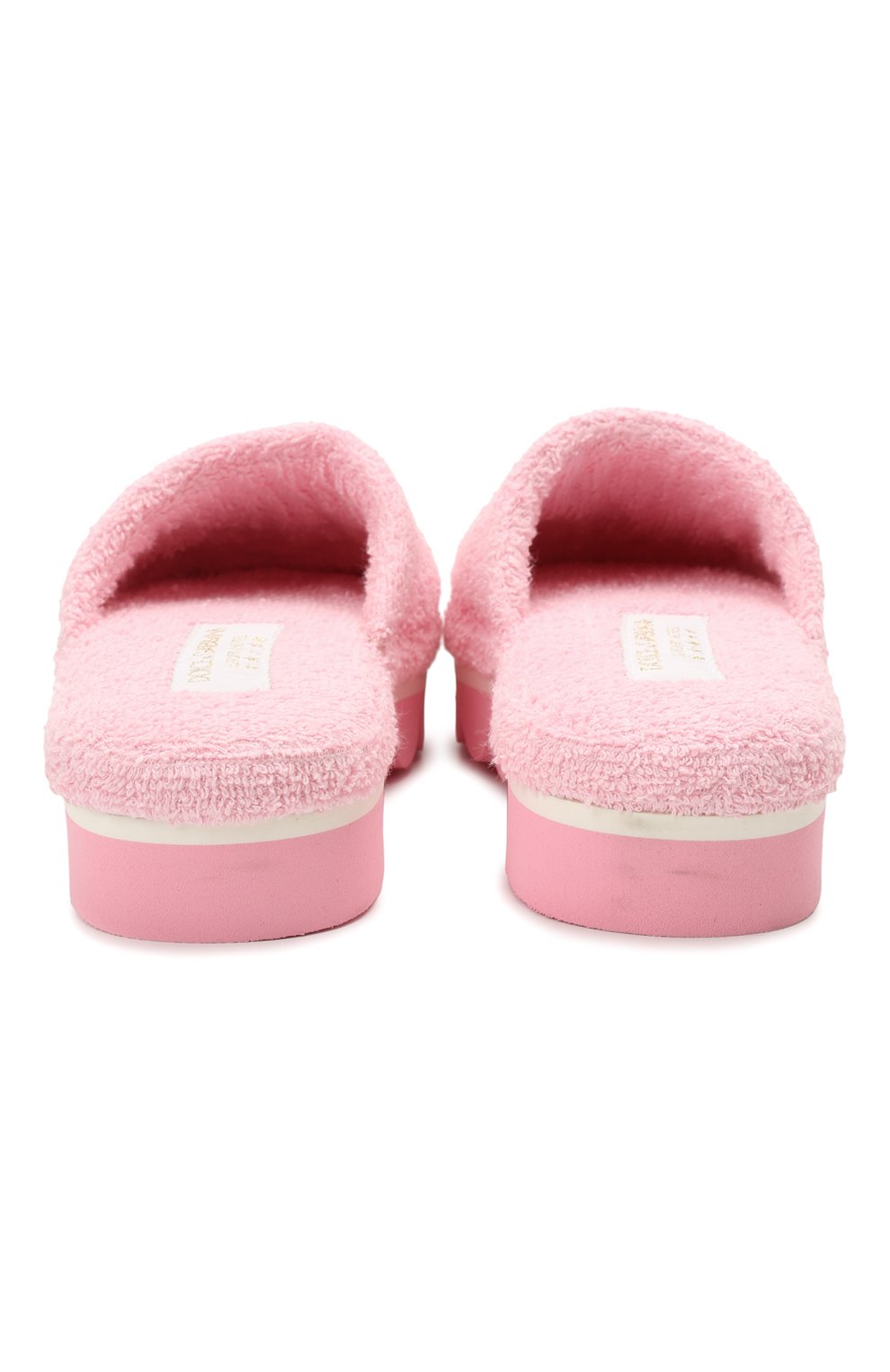 Текстильные домашние туфли Pantofola | Dolce & Gabbana | Розовый - 3