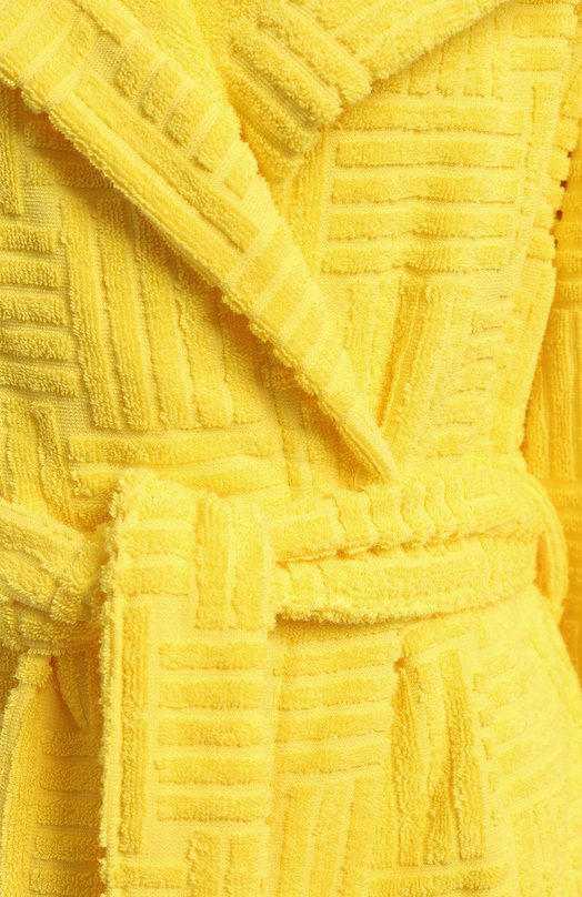 Хлопковый халат | Bottega Veneta | Жёлтый - 3