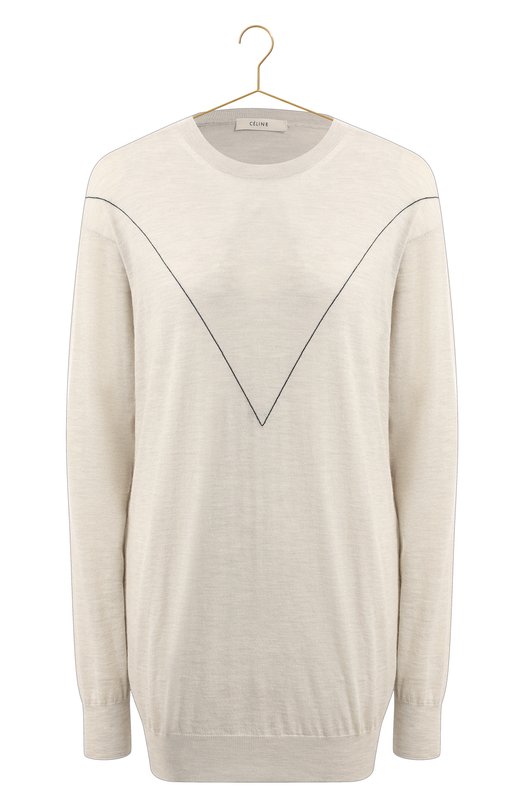 Кашемировый пуловер | Celine | Серый - 1