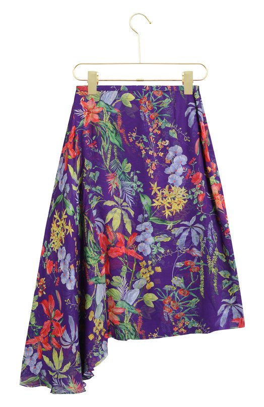 Шелковая юбка | Rochas | Фиолетовый - 2