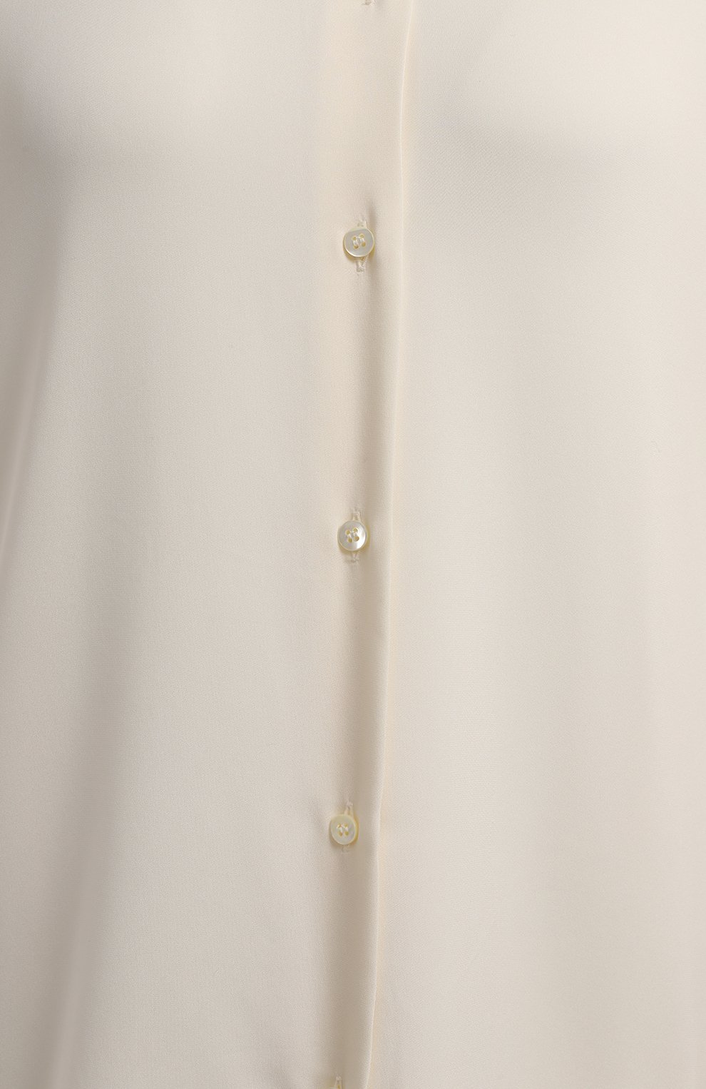 Шелковая рубашка | Dolce & Gabbana | Кремовый - 3