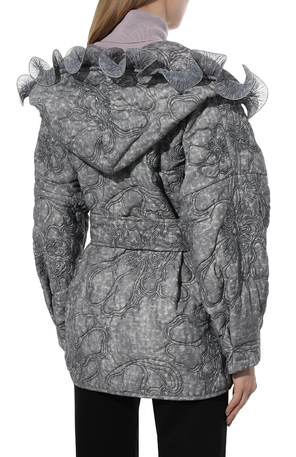 Утепленная куртка | Giorgio Armani | Серый - 6