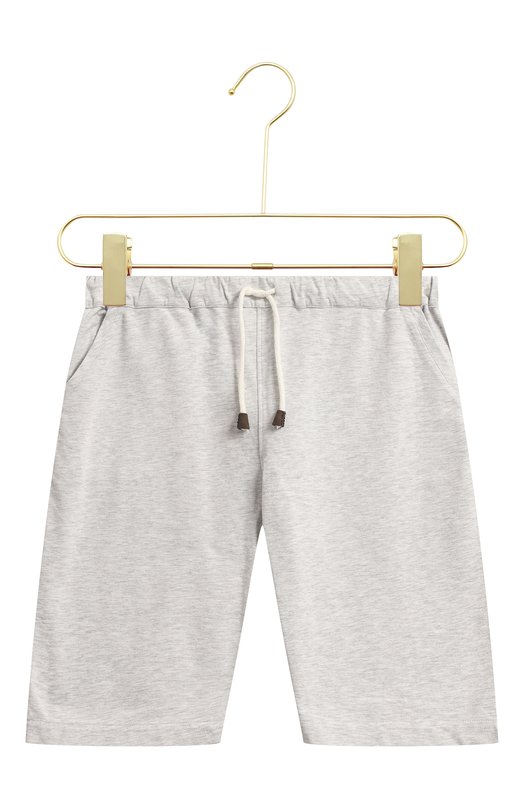 Хлопковые шорты | Loro Piana | Серый - 1