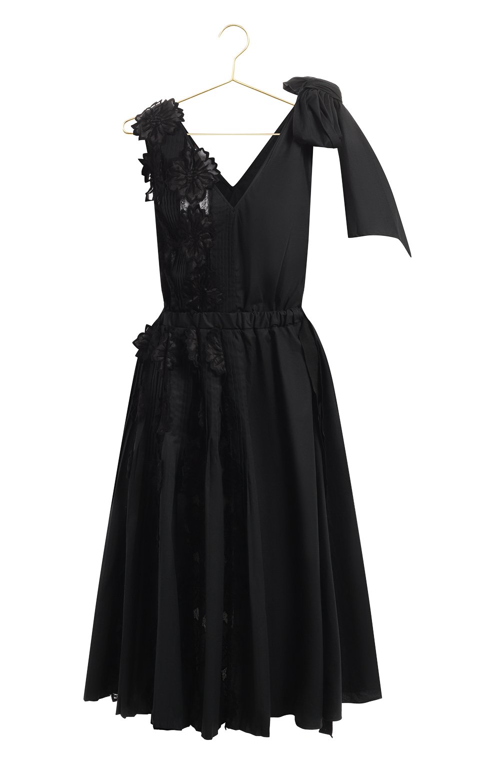 Комбинированное платье | Rochas | Чёрный - 1