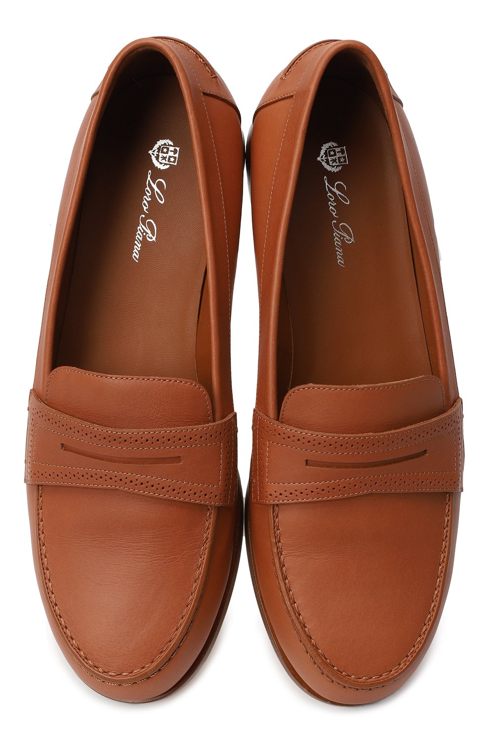 Пенни-лоферы Loro Piana, цвет Коричневый купить на ресейл-платформе ...