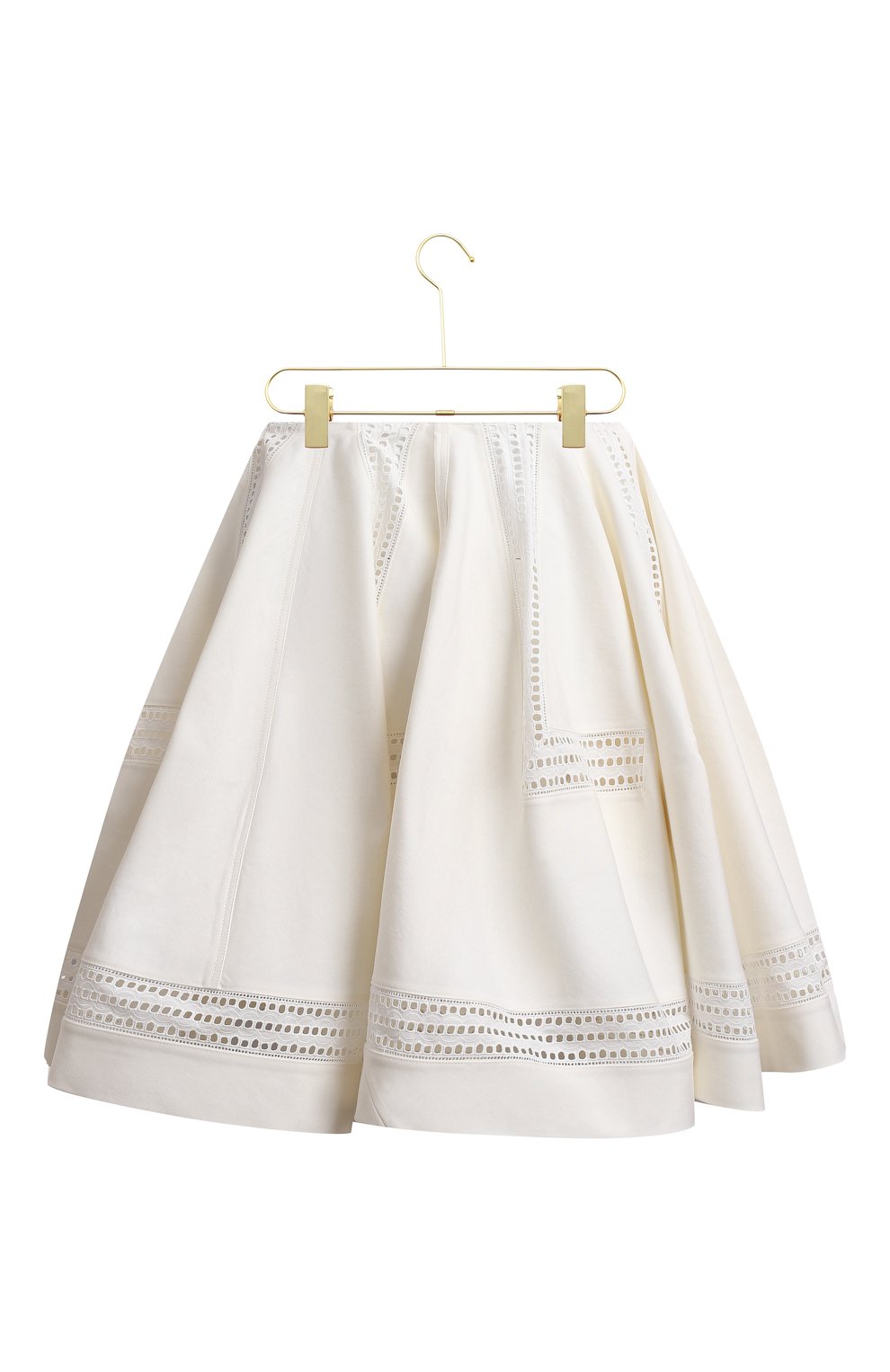 Хлопковая юбка | Alaia | Белый - 2