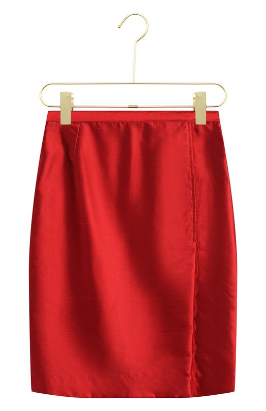 Юбка из шелка и хлопка | Dolce & Gabbana | Красный - 1