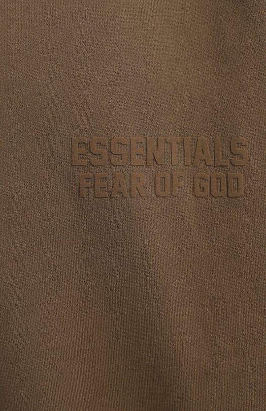 Хлопковый свитшот | Fear Of God | Коричневый - 3