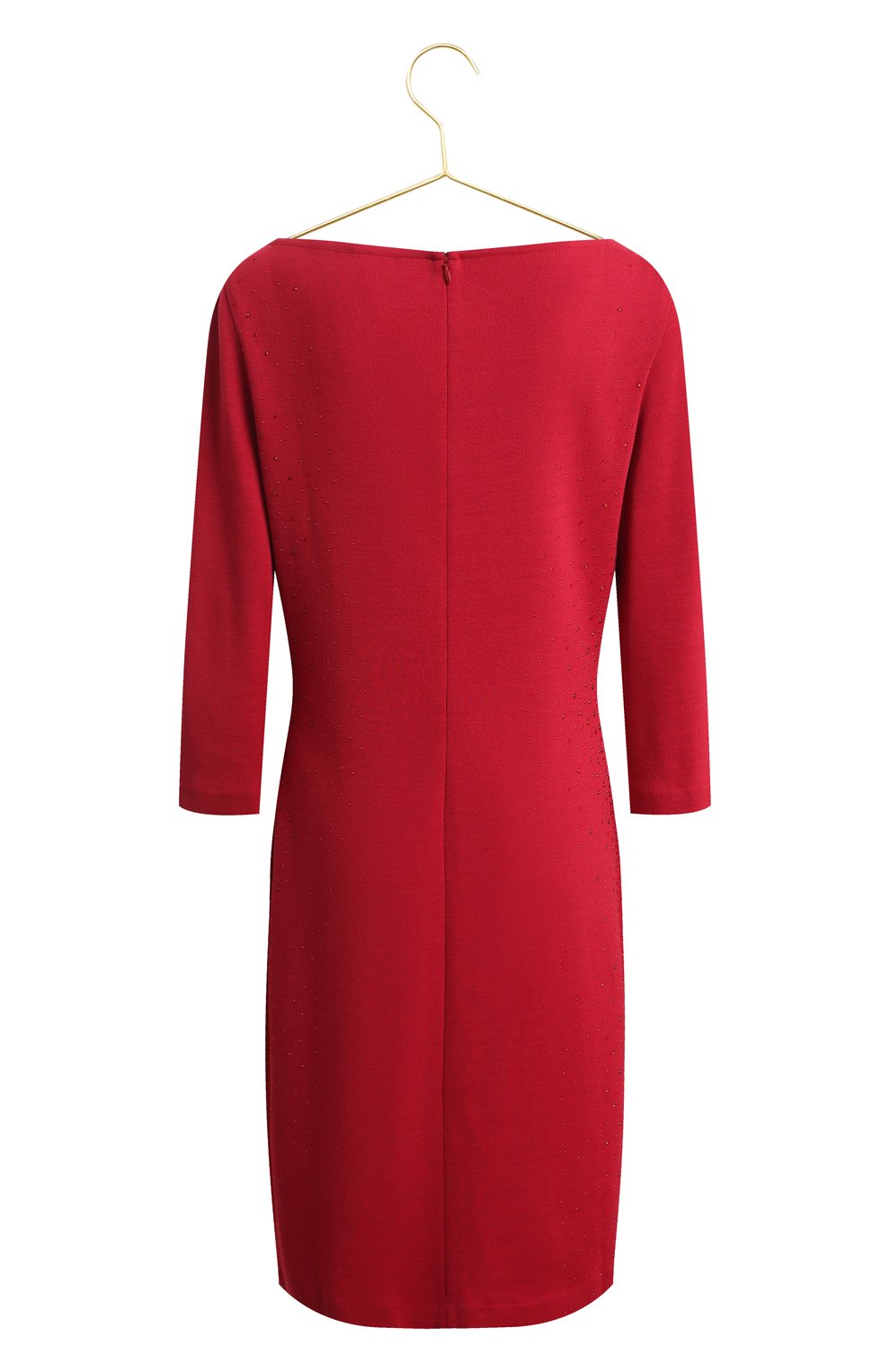Платье из шерсти и вискозы | St. John | Красный - 2
