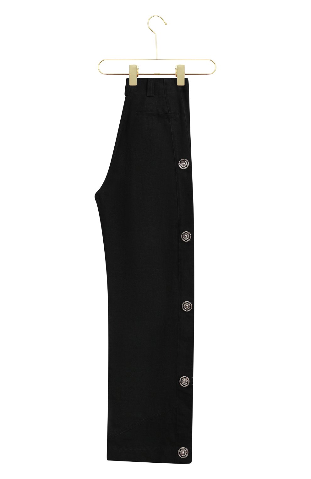 Льняные брюки | Loewe | Чёрный - 3