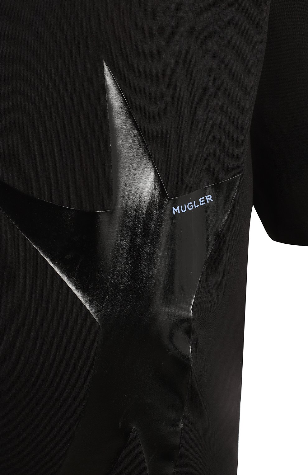 Хлопковая футболка Mugler x H&M | Mugler | Чёрный - 3