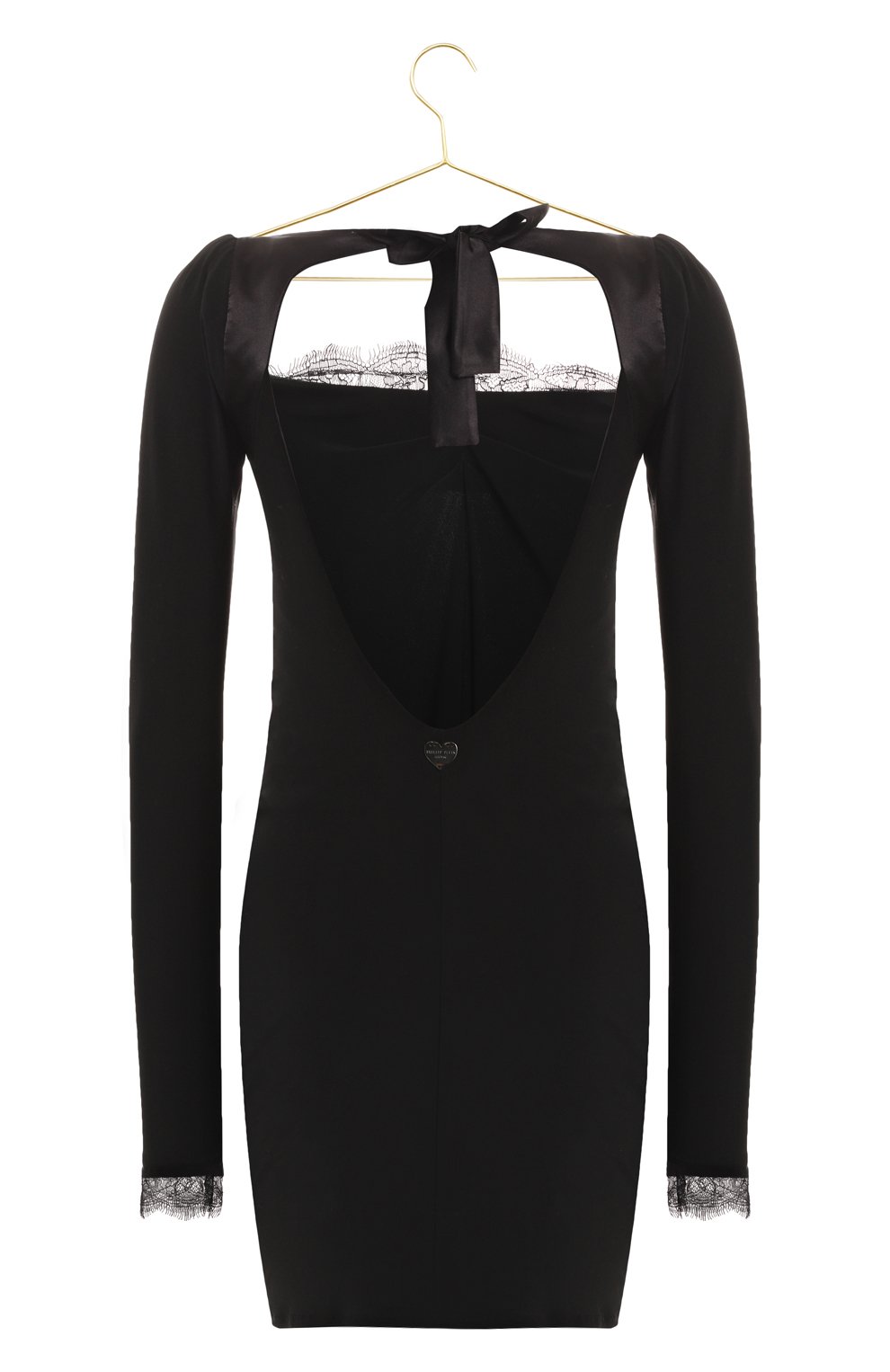 Платье из вискозы | Philipp Plein | Чёрный - 2