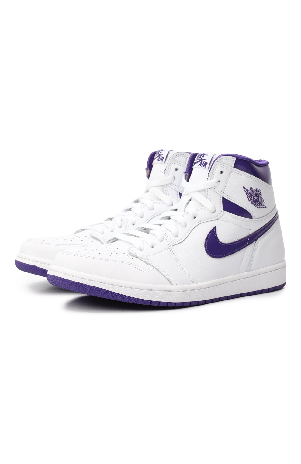 Кеды Jordan 1 Retro High Court Purple | Nike | Белый - 1