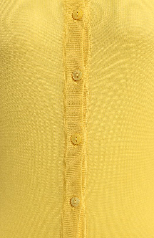 Кашемировый кардиган | Dolce & Gabbana | Жёлтый - 3