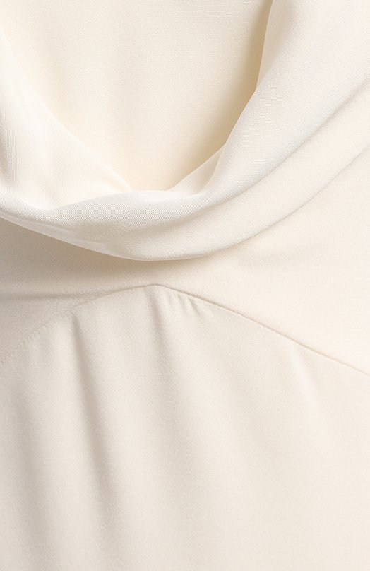 Шелковое платье | Alexander McQueen | Белый - 3