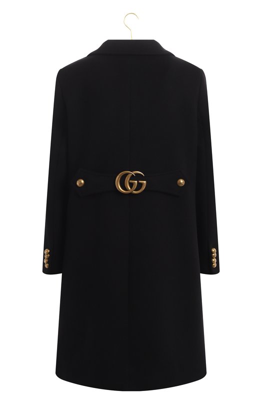 Шерстяное пальто | Gucci | Чёрный - 2